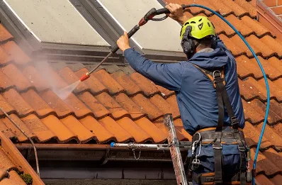 Démoussage et hydrofuge de toiture à Queudes